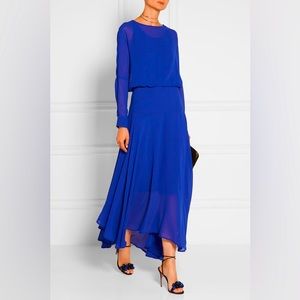 Maje - Like New - Maxi dress blue electric